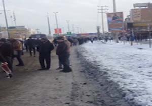 سرگردانی مسافران در خیابان‌های اسلامشهر + فیلم