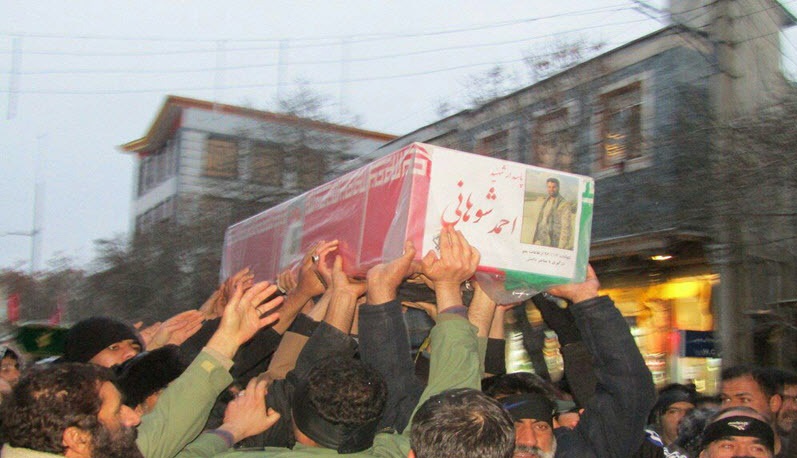 پیکر مطهر شهید شوهانی در نهاوند تشییع شد