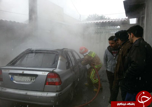 دو حادثه در ساری بدون تلفات جانی +تصاویر