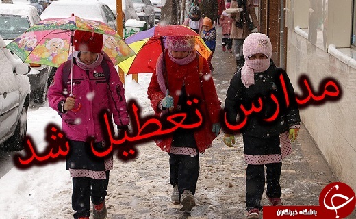 از حادثه رانندگی تا تعطیلی مدارس یزد در یک روز برفی