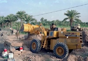 اجرای  طرح کشت و زرع و آبیاری