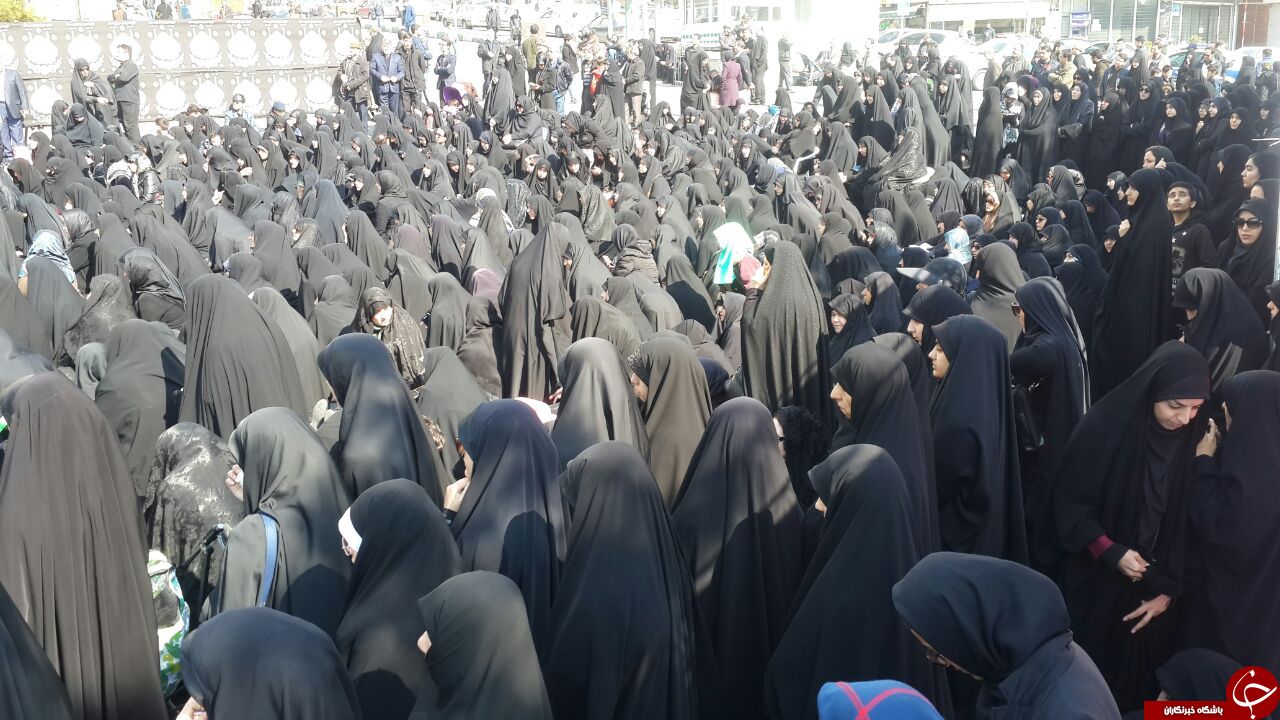 گزارش تصویری از تجمع بزرگ فاطمیون در سعادت آباد