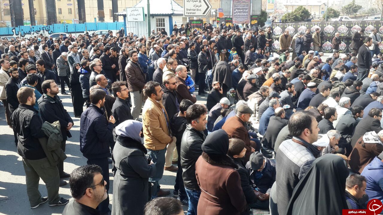 گزارش تصویری از تجمع بزرگ فاطمیون در سعادت آباد