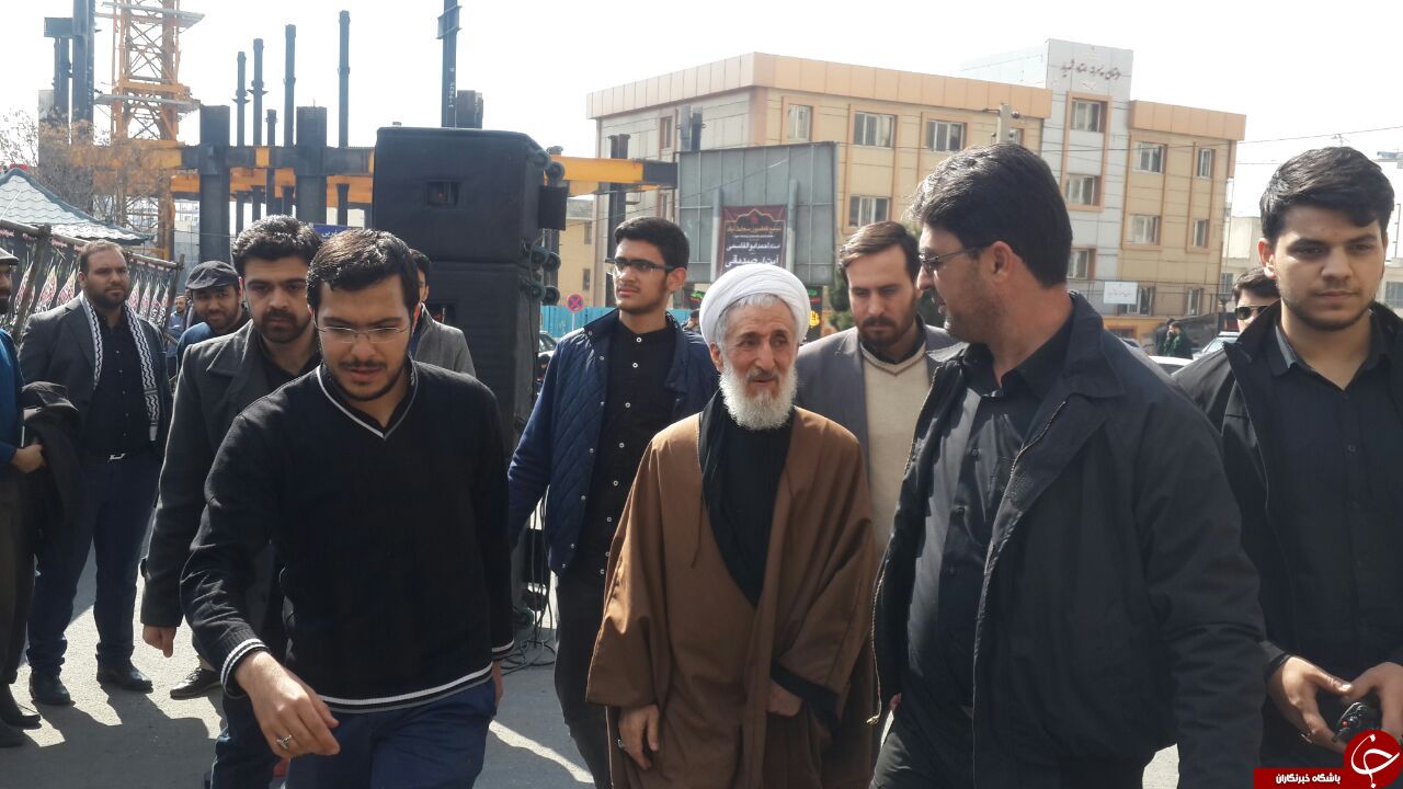 گزارش تصویری از تجمع بزرگ فاطمیون در سعادت آباد