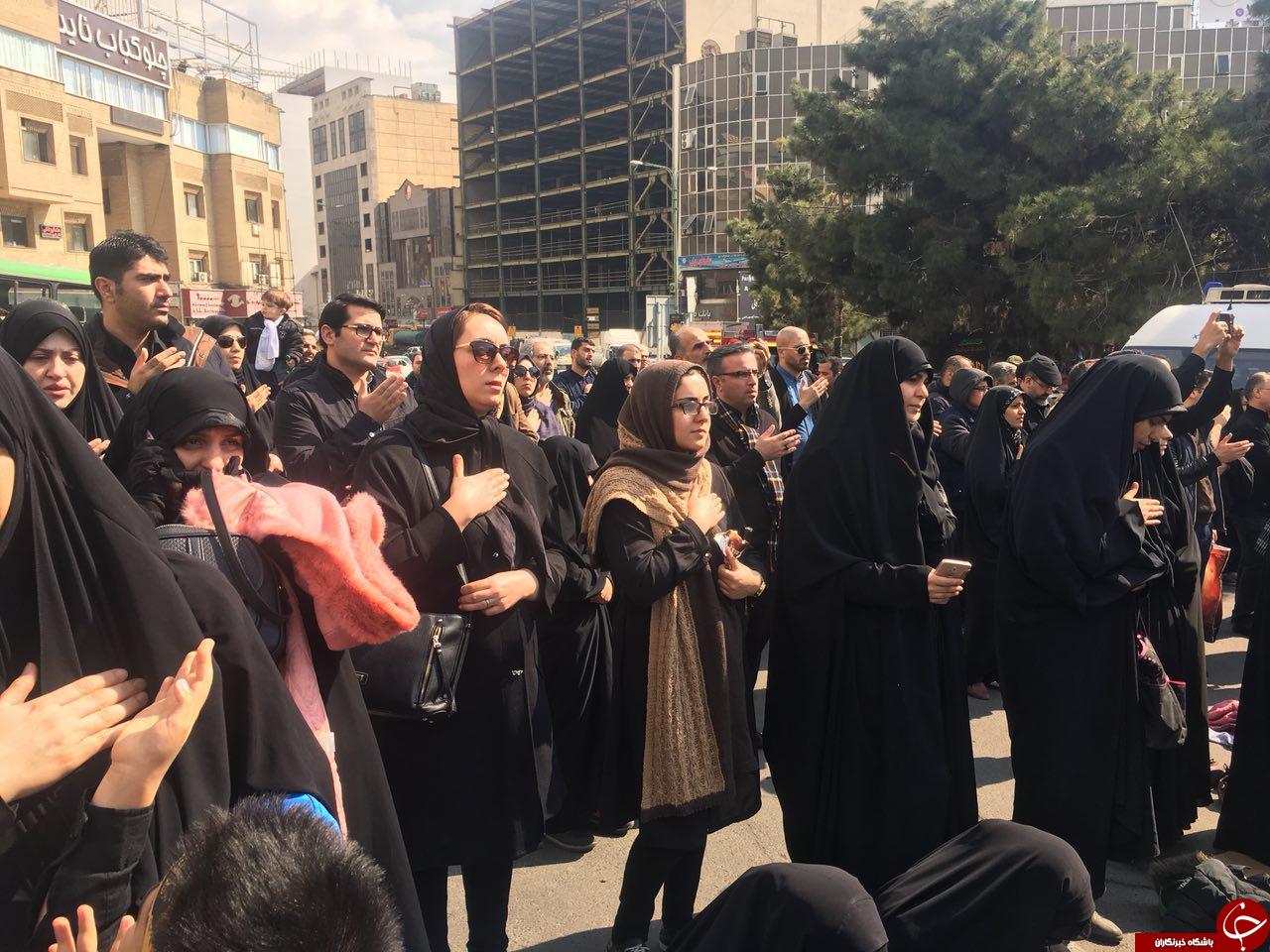 گزارش تصویری از تجمع بزرگ فاطمیون در سعادت آباد