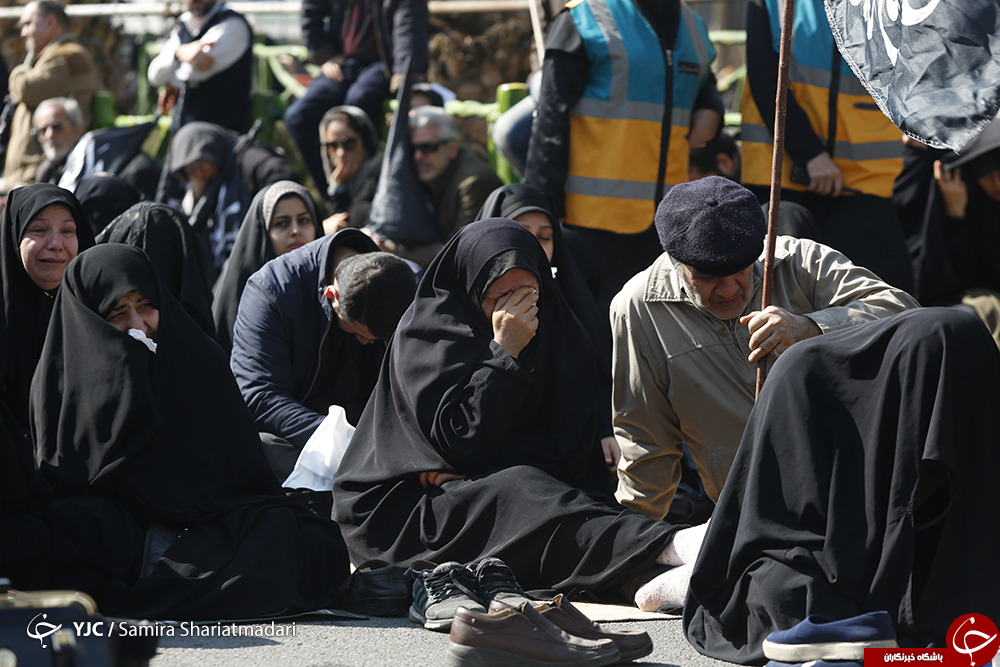 گزارش تصویری از تجمع بزرگ عزاداری فاطمی در تهران بزرگ