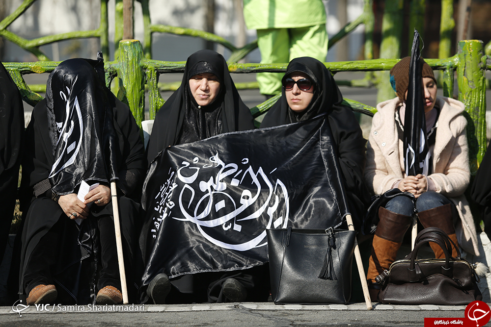 گزارش تصویری از تجمع بزرگ عزاداری فاطمی در تهران بزرگ