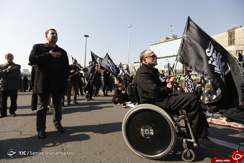 گزارش تصویری از تجمع بزرگ عزاداری فاطمی در تهران بزرگ