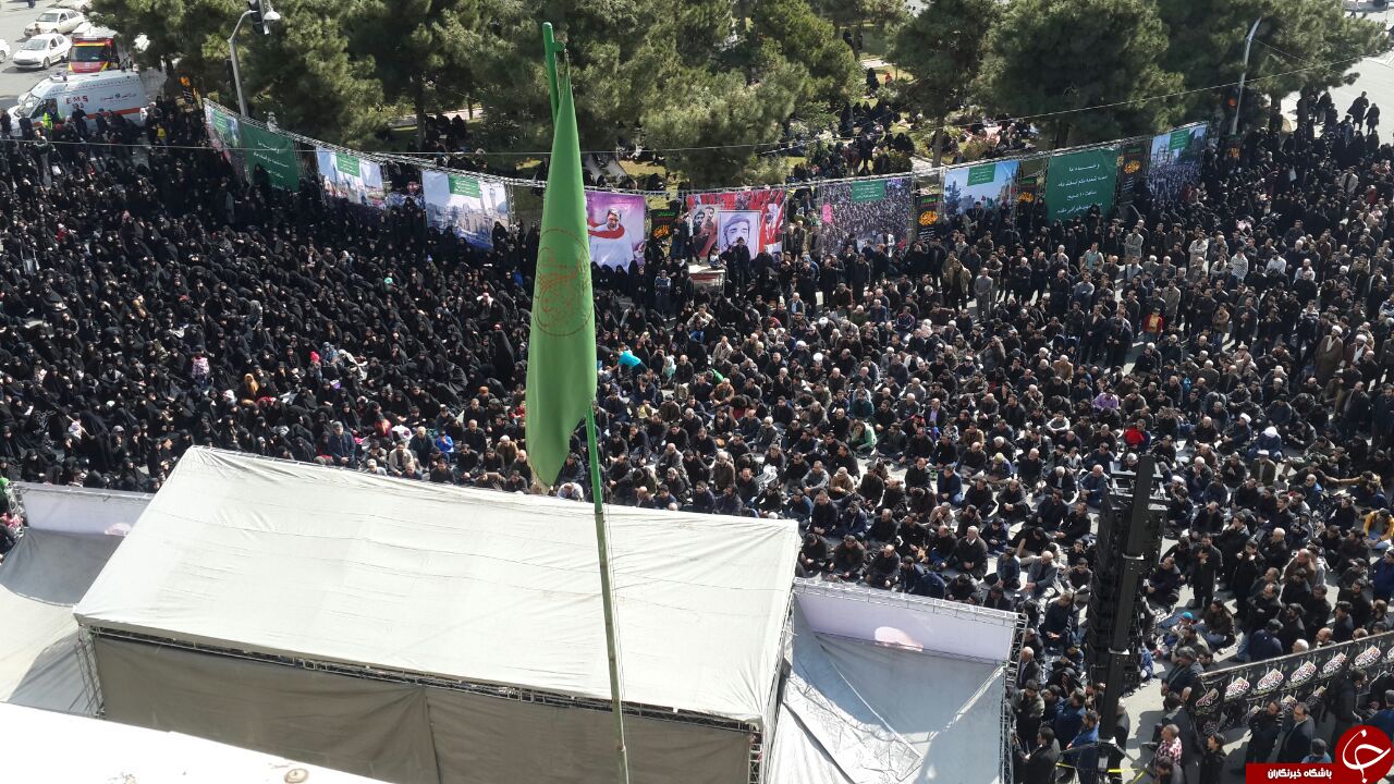گزارش تصویری از تجمع بزرگ عزاداری فاطمی در تهران بزرگ