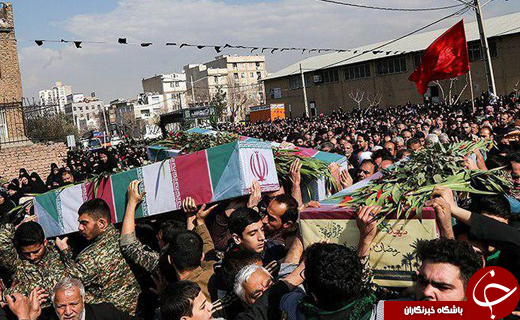 گلگون کفن های دفاع مقدس در خاک وطن آرام گرفتند