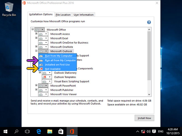 دانلود آفیس /&nbsp;&nbsp; دانلود Microsoft Office 2016&nbsp;&nbsp; برای کامپیوتر + آموزش نصب
