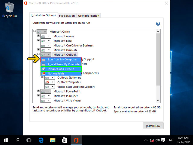 دانلود آفیس /&nbsp;&nbsp; دانلود Microsoft Office 2016&nbsp;&nbsp; برای کامپیوتر + آموزش نصب