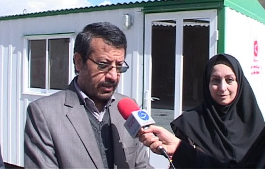 ارسال ۲ کانکس مهد از اراک برای کودکان زلزله زده +عکس