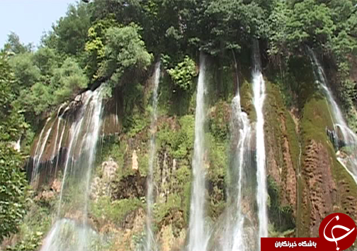 آبشار بیشه یکی از منحصربه فرد&zwnj;ترین آبشار&zwnj;های ایران /جاذبه گردشگری بی نظیر در لرستان + تصـاویر
