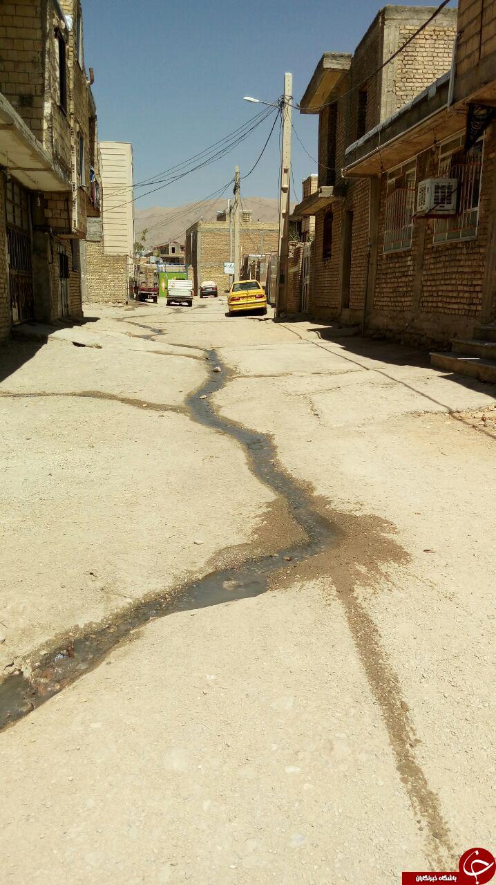 وضعیت اسفناک معابر در روستای دوچشمه + تصاویر