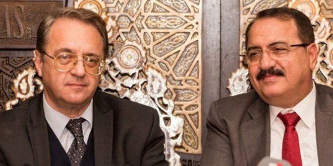 دیدار سفیر سوریه در مسکو با معاون وزیر امور خارجه روسیه