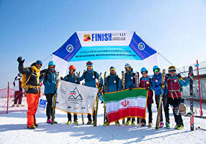 کوهنورد مهابادی ،نایب قهرمان اسکی کوهستان آسیا