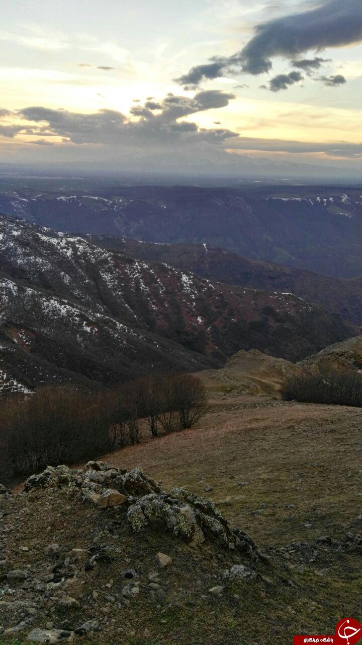 نمایی از طبیعت زیبا و بکر جنگل فندقلو در نمین + تصاویر
