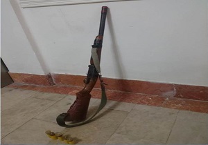 کشف یک قبضه اسلحه شکاری قاچاق در شهرستان نیر