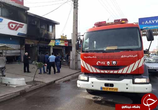 مهار حریق با تلاش آتش نشانان ساری مهار حریق با تلاش آتش نشانان ساری