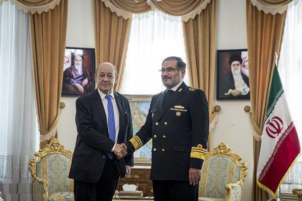 دیدار شمخانی با وزیر خارجه فرانسه