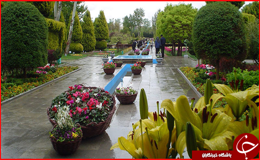 باغ گلها اصفهان سفر به نصف جهان در ایام نوروز