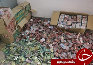 کشف ۴۱ هزار مواد محترقه در زاهدان