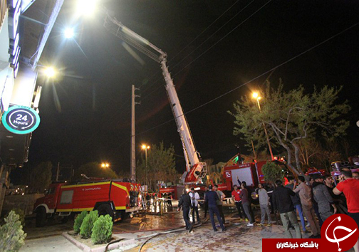 آتش سوزی در باشگاه ورزشی حادثه آفرید