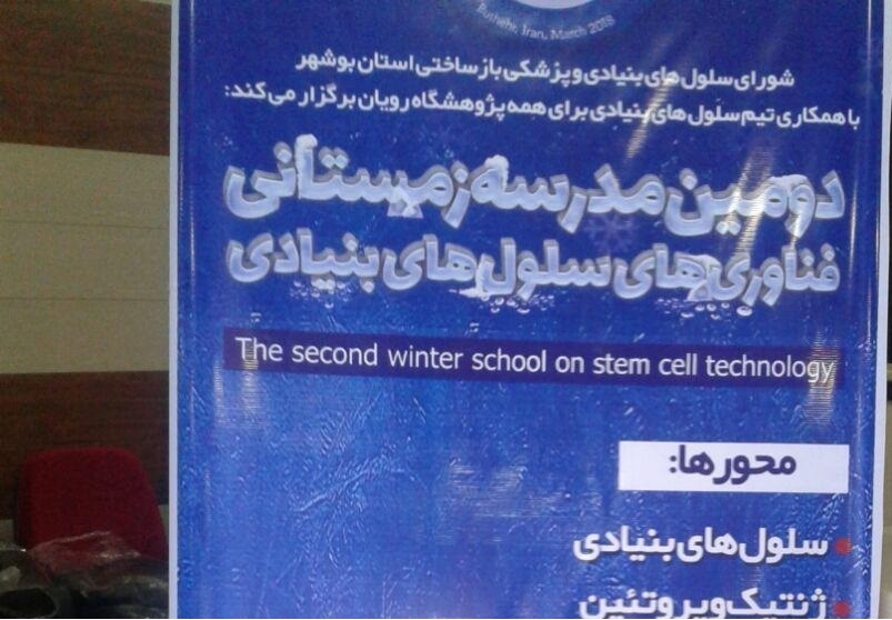 دومین مدرسه زمستانی سلول های بنیادی در بوشهر گشایش یافت