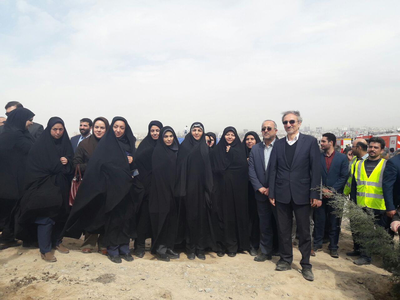 برگزاری جشن درختکاری ذر ارتفاعات جنوبی مشهد