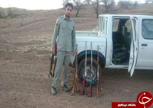 دستگیری شکارچیان غیر مجاز در کوهدشت قبل از اقدام به شکار