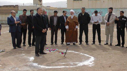 آغاز عملیات اجرایی مدرسه ۱۲ کلاسه درنوبران ساوه + عکس