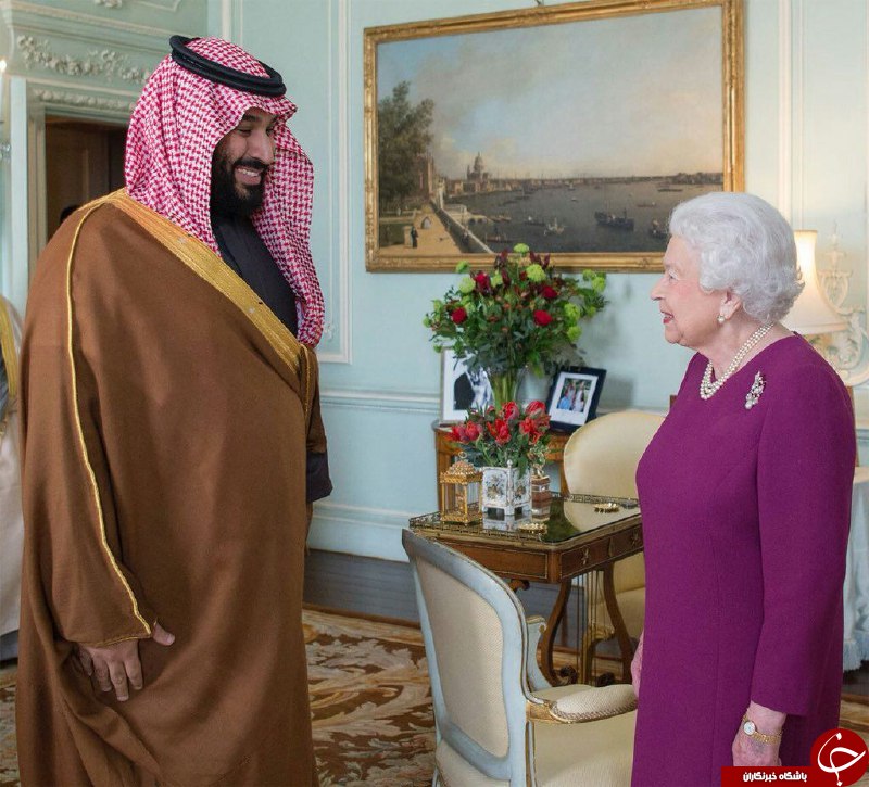 محمد بن سلمان با ملکه انگلیس دیدار کرد+ تصاویر