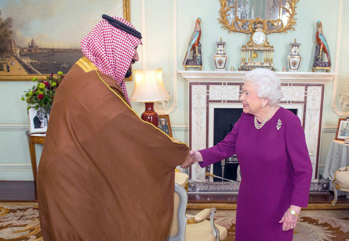 محمد بن سلمان با ملکه انگلیس دیدار کرد+ تصاویر