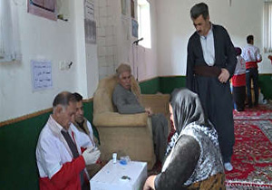 ارائه خدمات پزشکی رایگان به اهالی روستای آلبلاغ