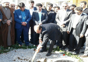 کلنگ زنی فاز دوم بیمارستان سید الشهدا (ع) فارسان