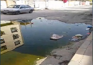 سریال تکراری نشت فاضلاب در اهواز + فیلم