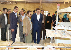 بازدید معاون استاندار از یک واحد تولیدی در اشکذر
