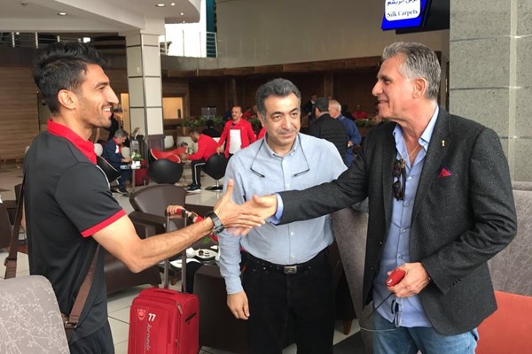 دیدار بازیکنان پرسپولیس با سرمربی تیم ملی فوتبال + عکس