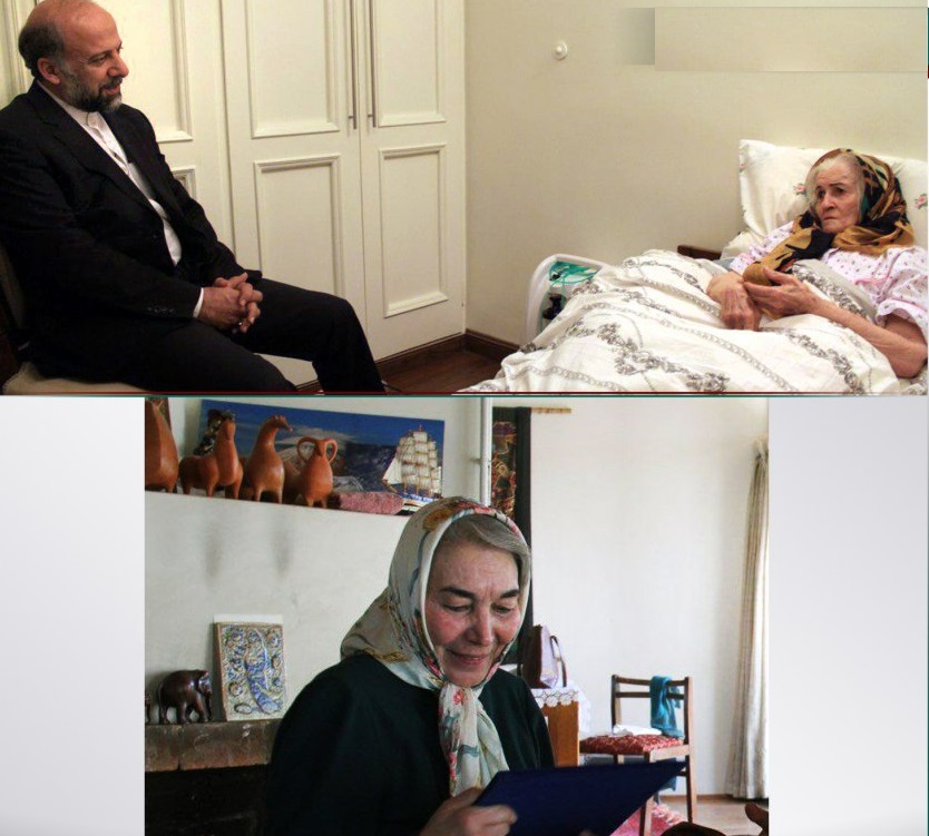 احوال&zwnj;پرسی رئیس سازمان سینمایی از دو بازیگر پیشکسوت