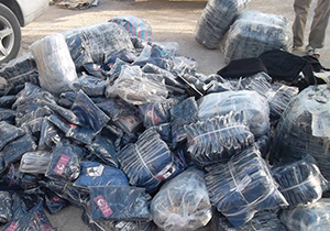 كشف 400 میلیون ریال پوشاک قاچاق در شاهین شهر
