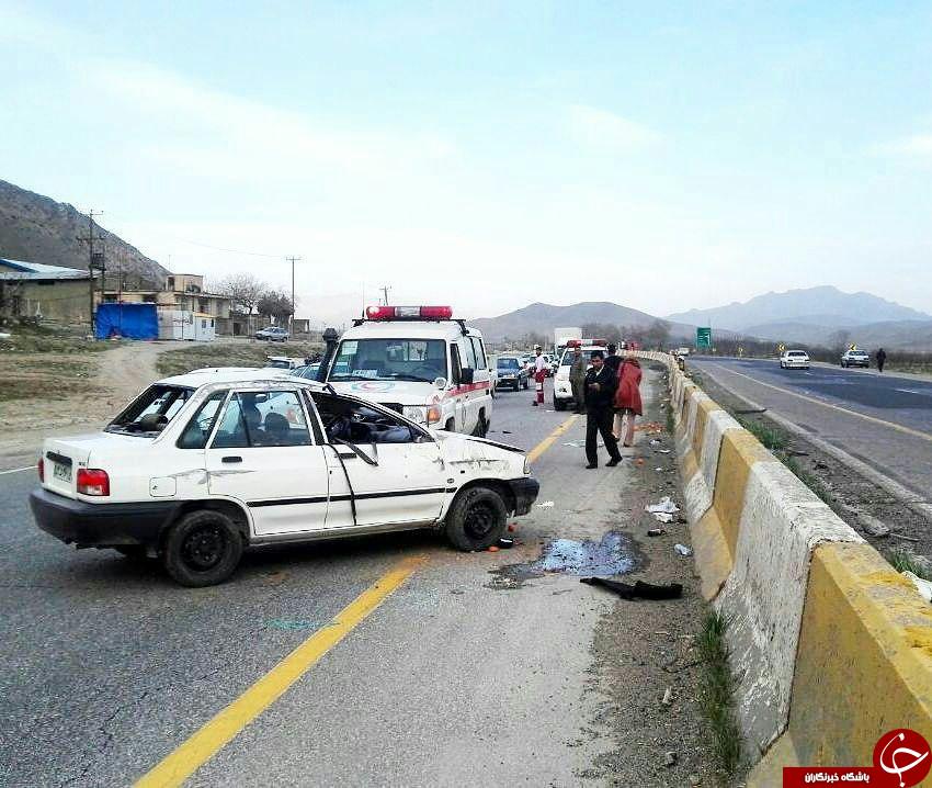 بر اثر وقوع دو حادثه رانندگی 4تن زخمی شدند+تصاویر