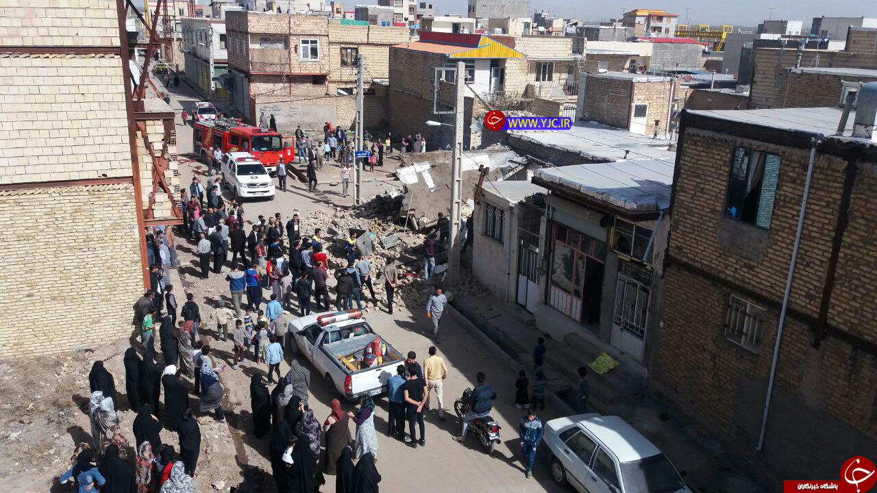 انفجار گاز باعث تخریب خانه در روستای &laquo;مشعلدار&raquo; شد + فیلم و تصاویر