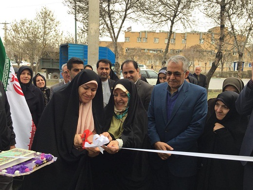 دیدار ابتکار از روند اجرایی پارک بانوان اراک /کاشت درخت در پارک&zwnj;بانوان / افتتاح  چند طرح در اراک +تصاویر