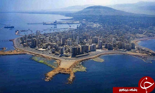 تصویر هوایی زیبا از دومین شهر بزرگ لبنان