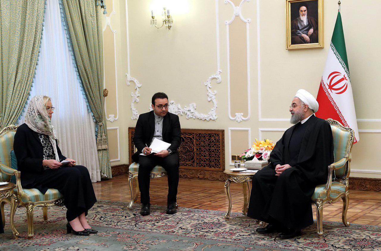 روحانی با وزیر امور خارجه هلند دیدار کرد