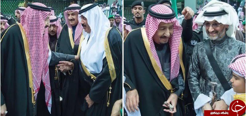 رقص ملک سلمان در کنار شاهزاده میلیارد سعودی+ عکس و فیلم