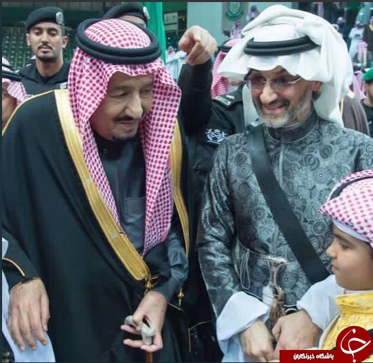 رقص ملک سلمان در کنار شاهزاده میلیارد سعودی+ عکس و فیلم