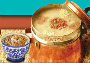 برگزاری مراسم آئین حلیم پزان سنتی در اقلید