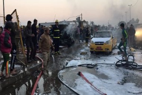 شهادت و مجروح شدن ۷ عضو حشد الشعبی در انفجار بمب کنار جاده&zwnj;ای